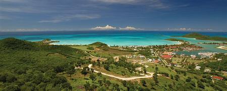 Sugar Ridge, Antigua Real Estate: Sky view of available properties