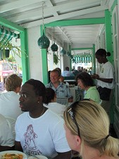 Hemingways Caribbean Café, Antigua restaurants: dining area