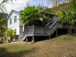 Tamarind Cottages,Antigua Cottages for rent: Outside view of the cottage