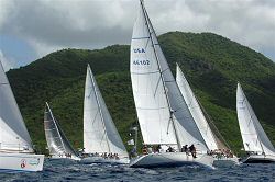 Antigua Sailing Association - yacht sailors at sea 
