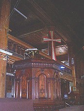 St. Johns Cathedral, Antigua Churches: View of the podium 