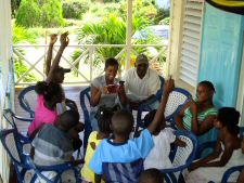Cushion Club -Antigua community organizations: Reading club for kids