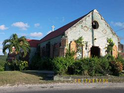 St. Barnabas Anglican Church, Antigua Churches: Outside view of the church