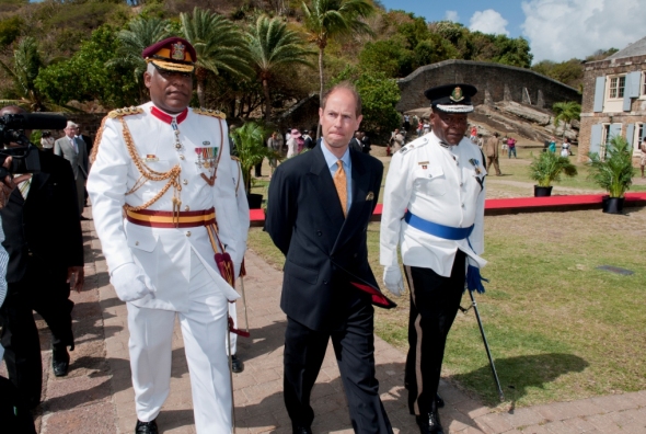 Prince Edward and Sophie's visit to Antigua