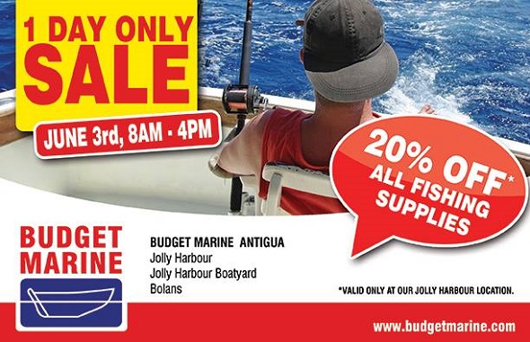 Antigua Specials: Save 20% off Fishing Supplies